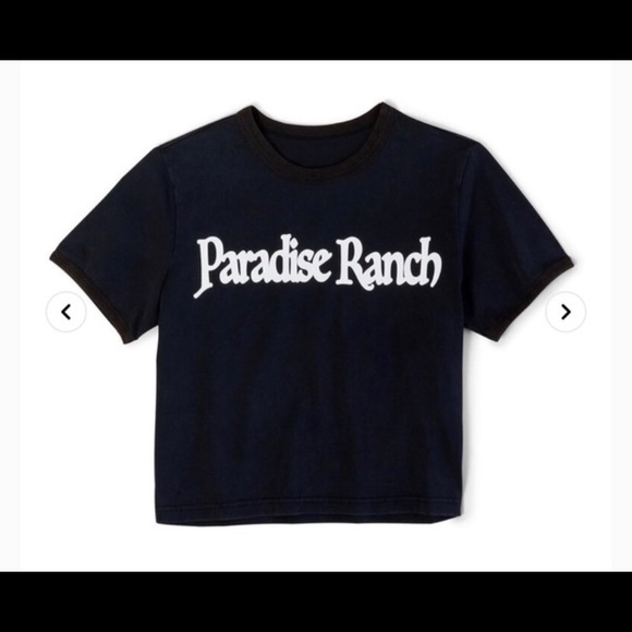 Limited Edition Fred Segal x Wrangler Capsule Collection Black Graphic T-Shirt - Picture 1 of 10